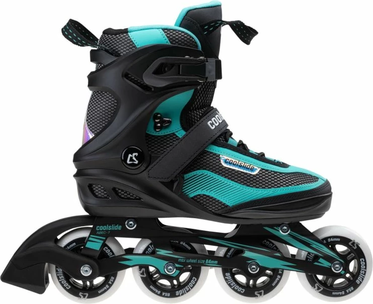 Rekreativne ženske rolarice, Coolslide, črne in modre