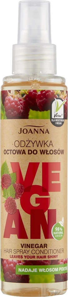 Bistveni negovalni balzam za lase z jabolčnim kisom Joanna Vegan Spray, 150 ml