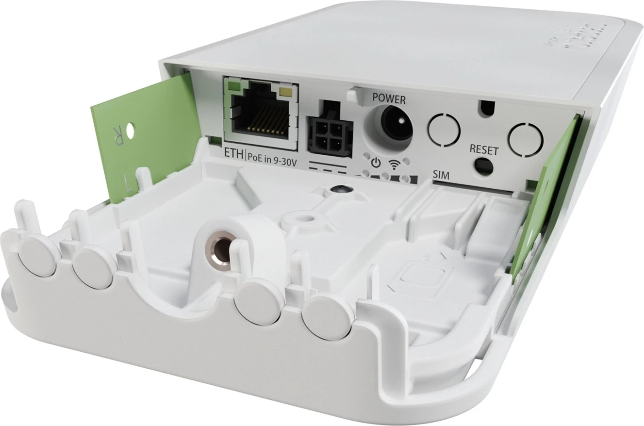 Zunanja/Notranja LTE usmerjevalnik wAP LTE kit (2024), 300 Mbit/s, bel, MikroTik, PoE Zunanja/Notranja LTE usmerjevalnik wAP LTE kit (2024), 300 Mbit/s, bel, MikroTik, PoE