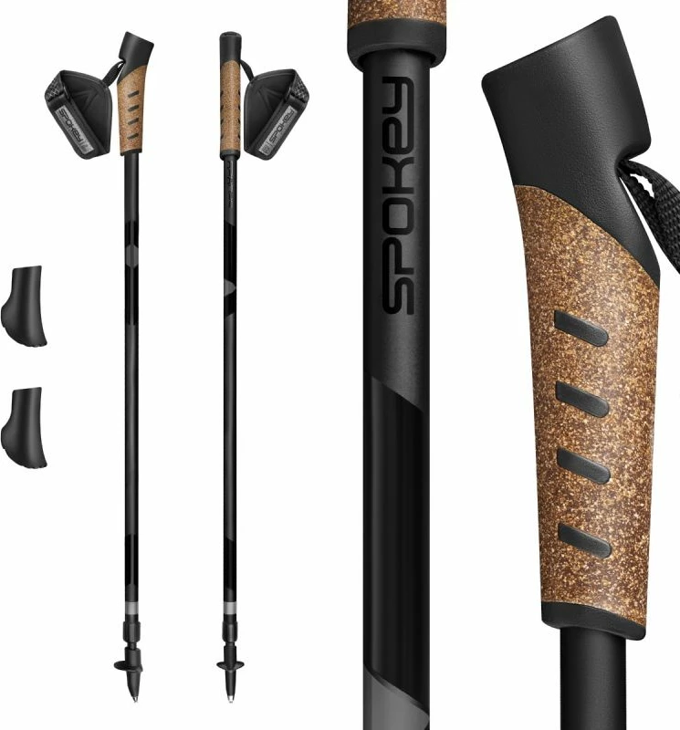 Nordic walking palice Spokey, črne