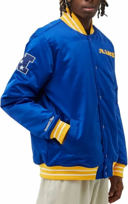Jakna za moške Mitchell & Ness, Los Angeles Rams, modra