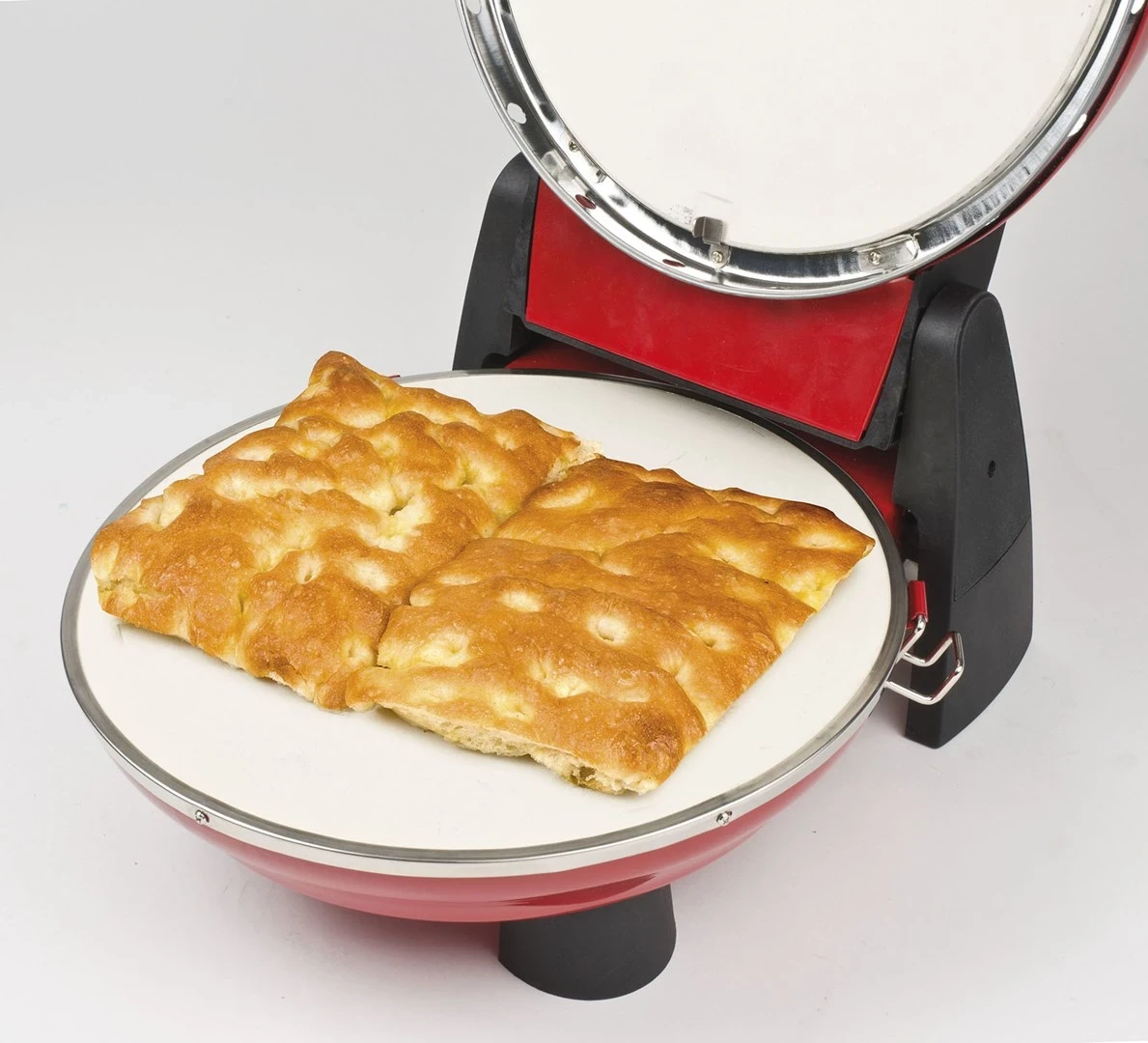 Peka za pico G3 Ferrari Pizzeria Snack Napoletana, 1 pica, 1200 W, črno-rdeča