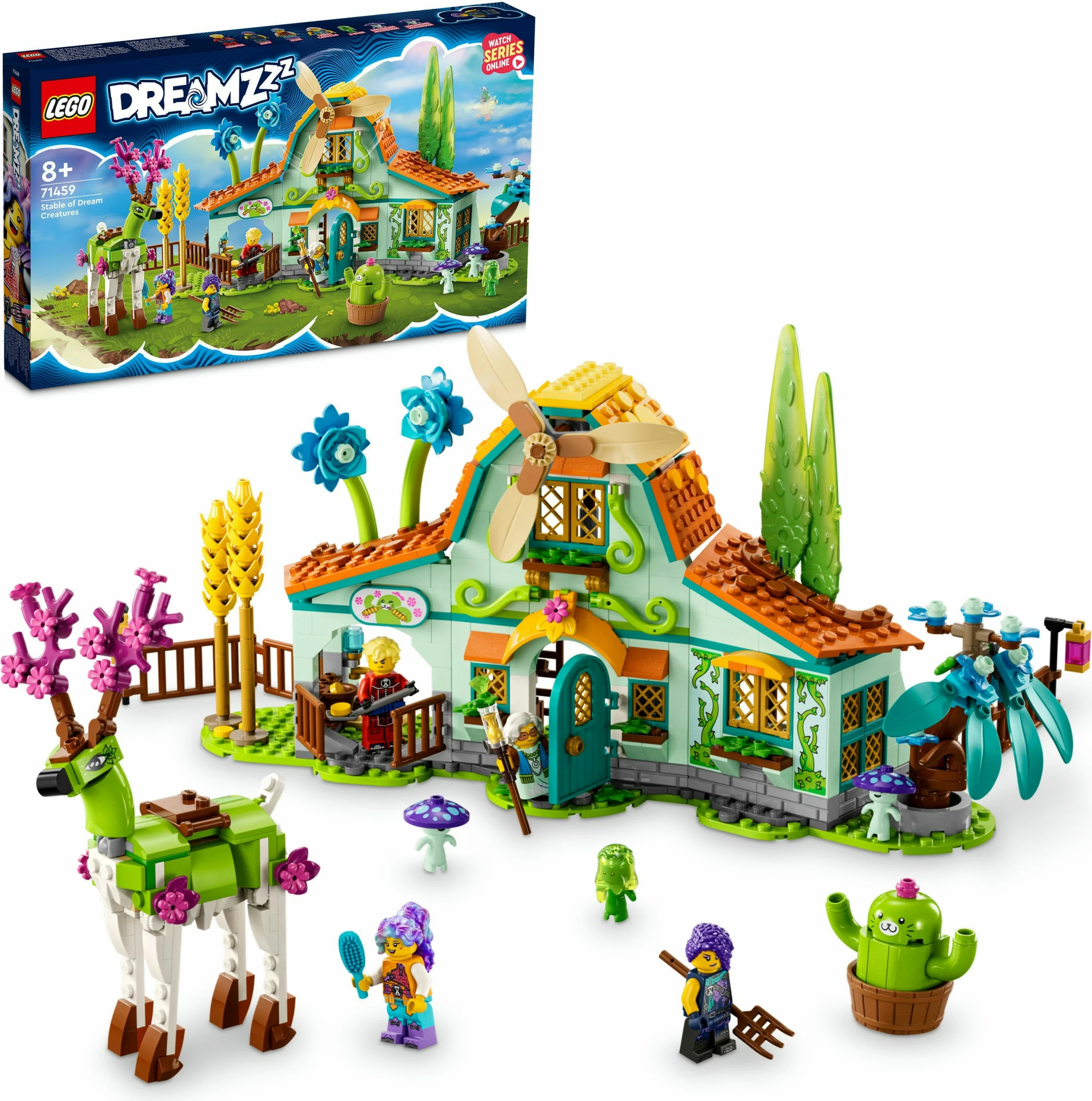 Set gradnje Stable of Dream Creatures, LEGO, 681 kosov, večbarven