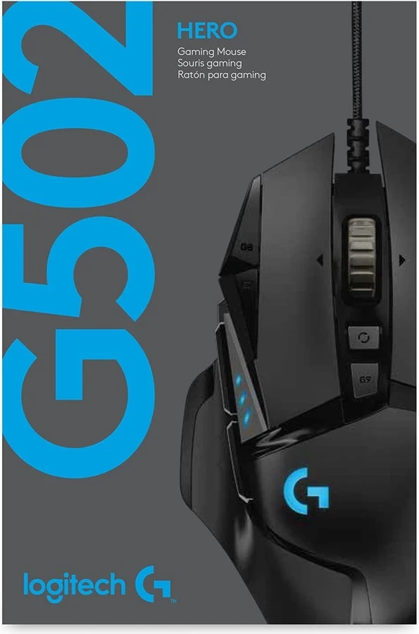 Gaming miška Logitech G G502, črna