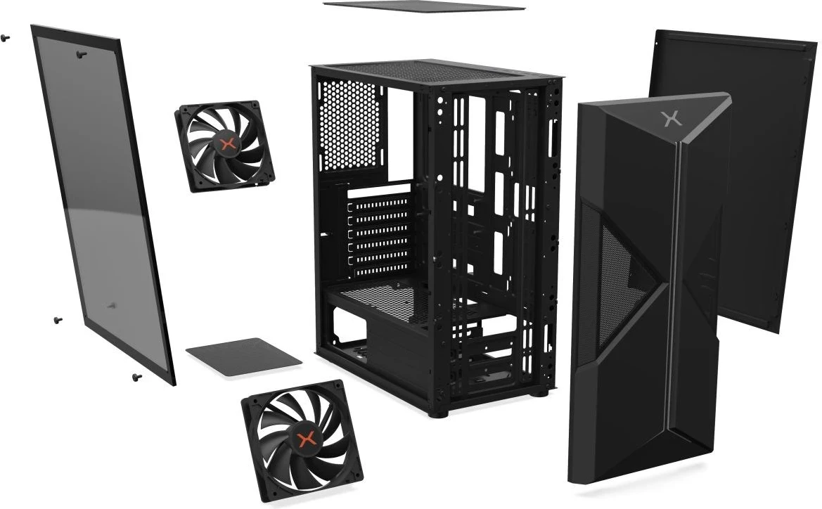 Kucelja računalnika Krux Astral, črna