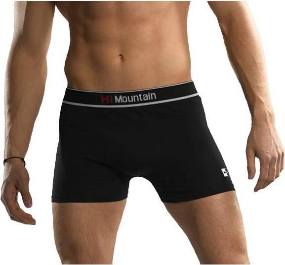 Bokserice za moške Hi Mountain, črne in rdeče