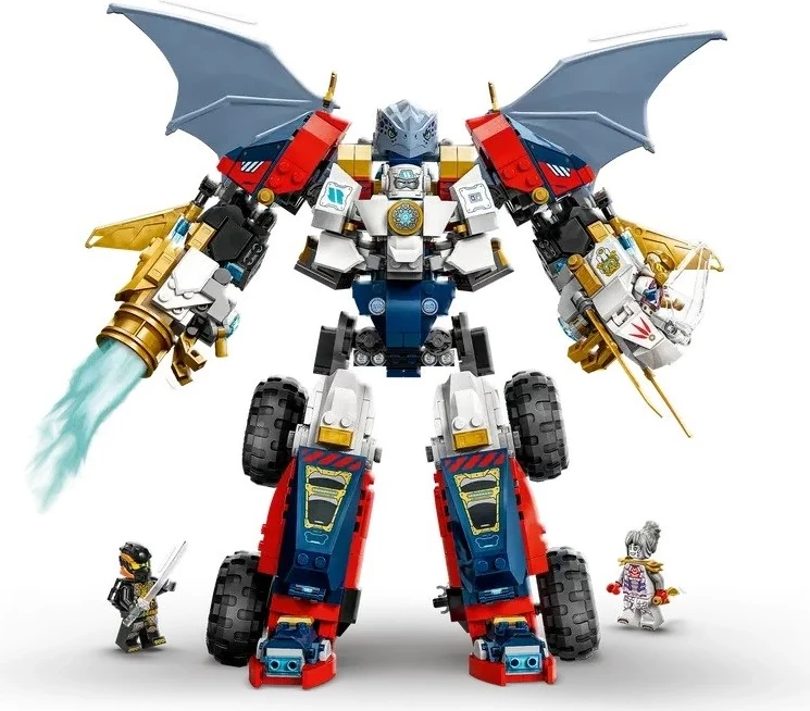 Igralni komplet LEGO NINJAGO 71834 Zane's Ultra Combiner Mech