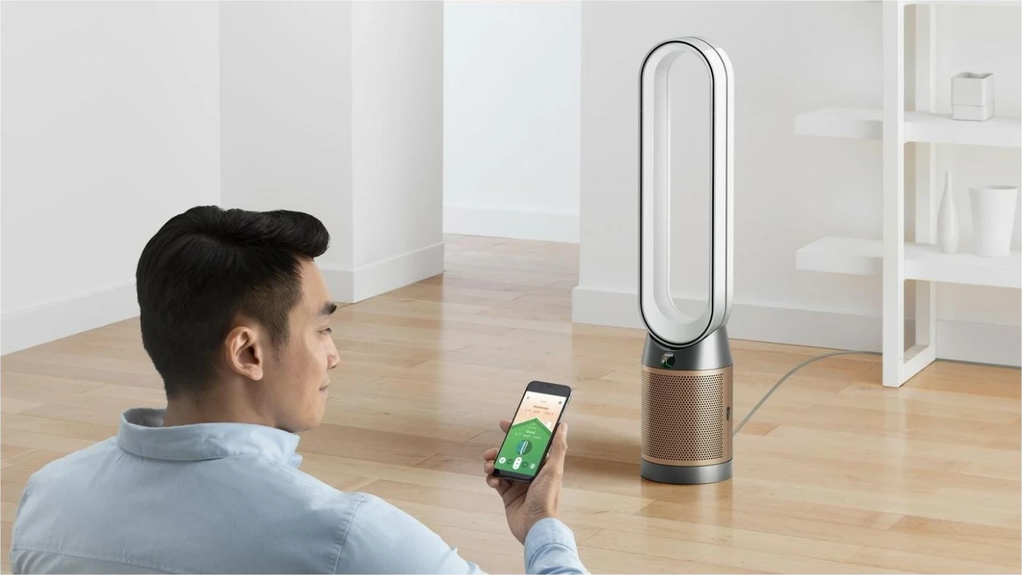 Purifikator zraka Dyson Purifier Cool PC2 De-NOx, pameten, zlata barva