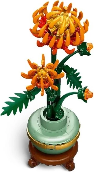 Model cvetlice Chrysanthemum, LEGO ICONS 10368