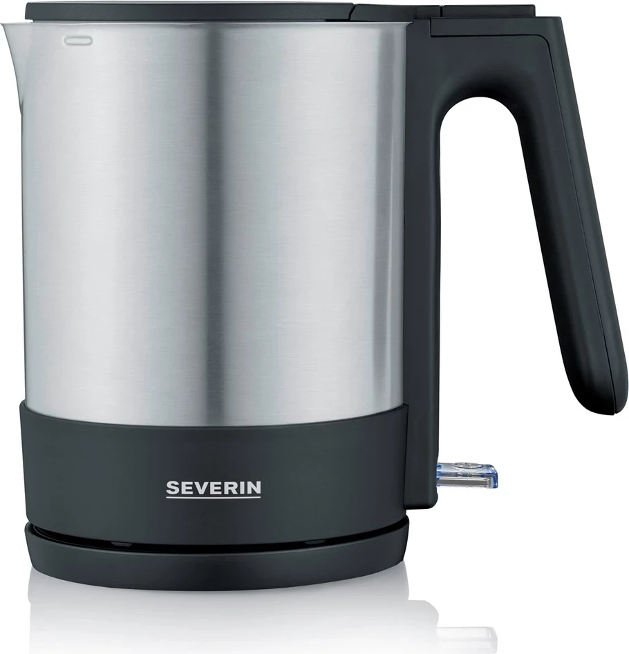 Električni grelnik vode 1,7 L Severin WK 3409, 2200 W, črn/nerjaveče jeklo Električni grelnik vode 1,7 L Severin WK 3409, 2200 W, črn/nerjaveče jeklo