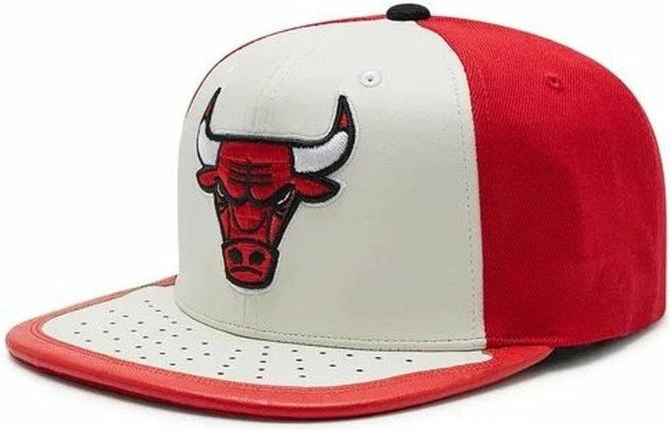 Kapa za moške, bela in rdeča Mitchell & Ness