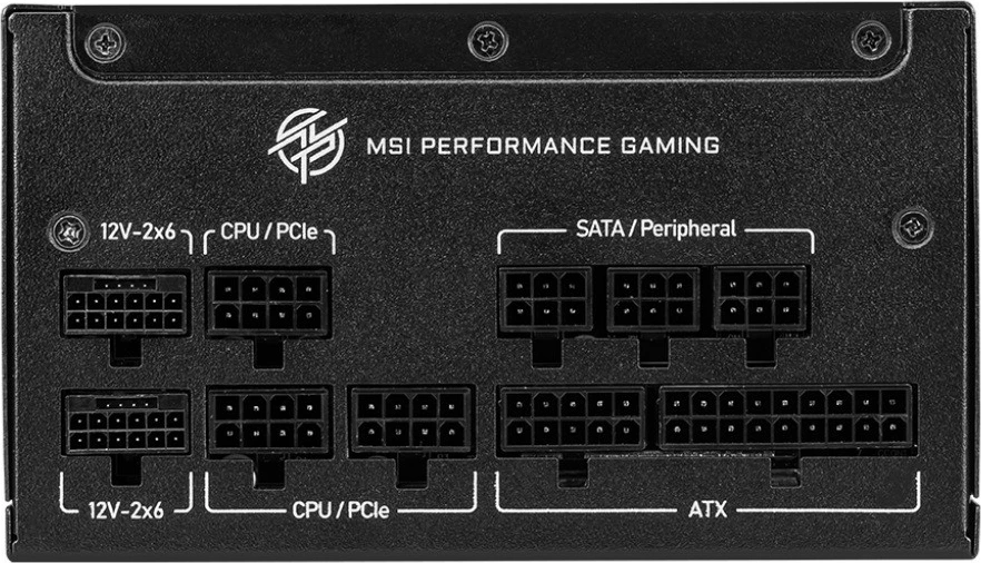 Napajalnik MSI MPG A1000GS PCIE5, 1000 W, modularen, 80 PLUS Gold, črn