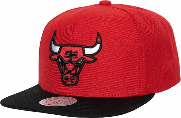 Klobuk Mitchell & Ness NBA Chicago Bulls za moške, rdeč