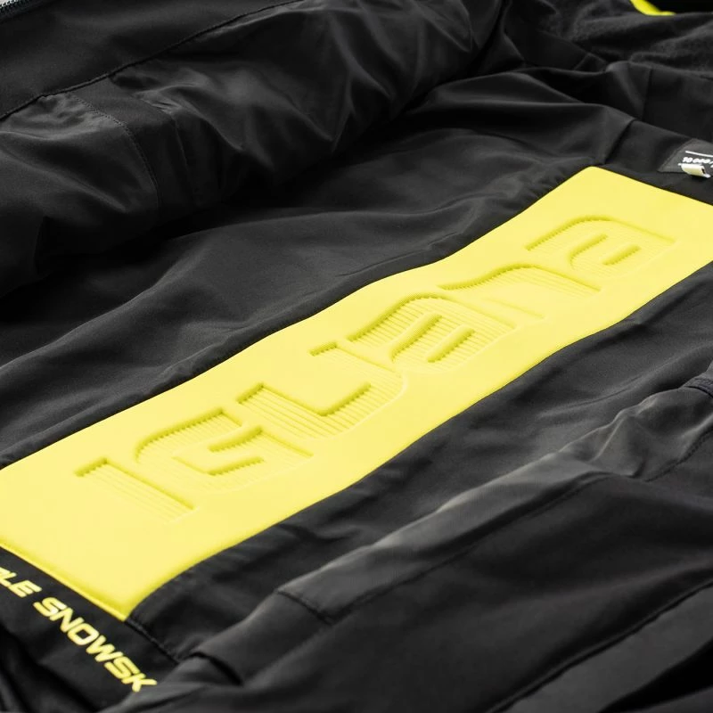 Smučarska jakna za moške Iguana, črno-rumena
