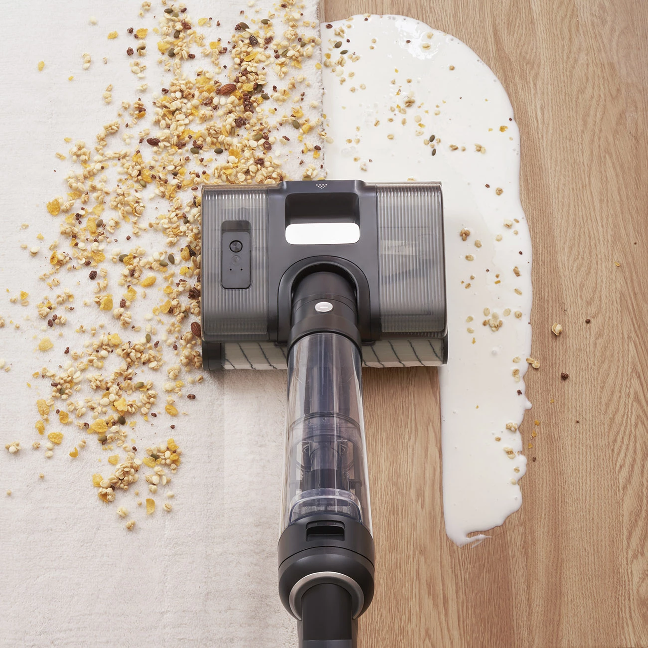 Sesalnik brez kabla 3-v-1, 400 W, 4000 mAh, 0,6 L, srebrno/siv JIMMY PW11