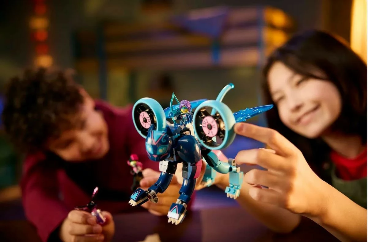 Komplet LEGO DREAMZzz mačja motorna kolesa Zoey 71479, 226 kosov, za otroke, plastika