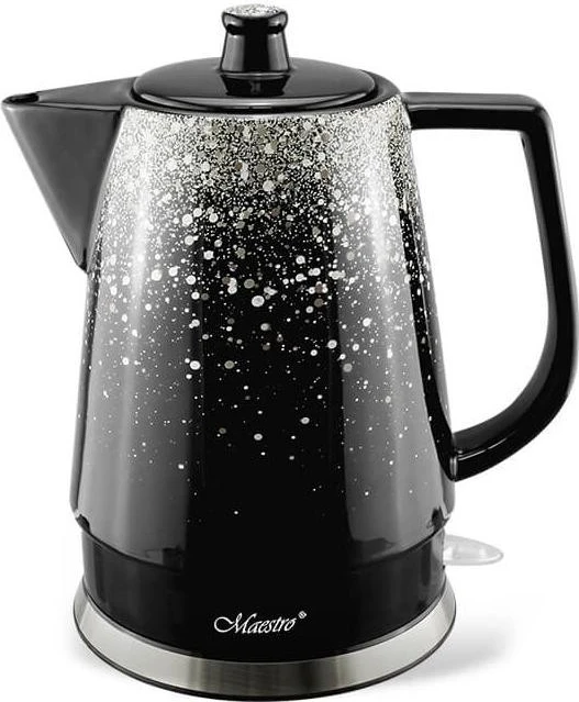 Električni čajnik Maestro MR-074, črno-srebrn