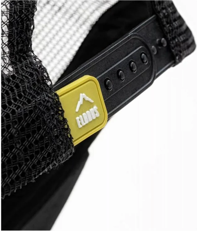 Kapa s šiltom za moške in ženske Elbrus Ramond, črna in rumena