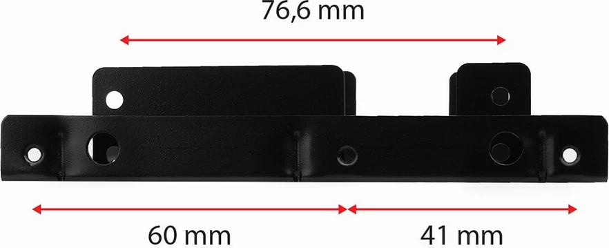 Nosilec za 2x 2,5" HDD/SSD v 3,5" režo, AXAGON RHD-225, črn Nosilec za 2x 2,5" HDD/SSD v 3,5" režo, AXAGON RHD-225, črn