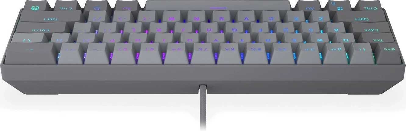 Mehanska kompaktna tipkovnica, 60%, RGB, siva — Endorfy Thock V2 Compact