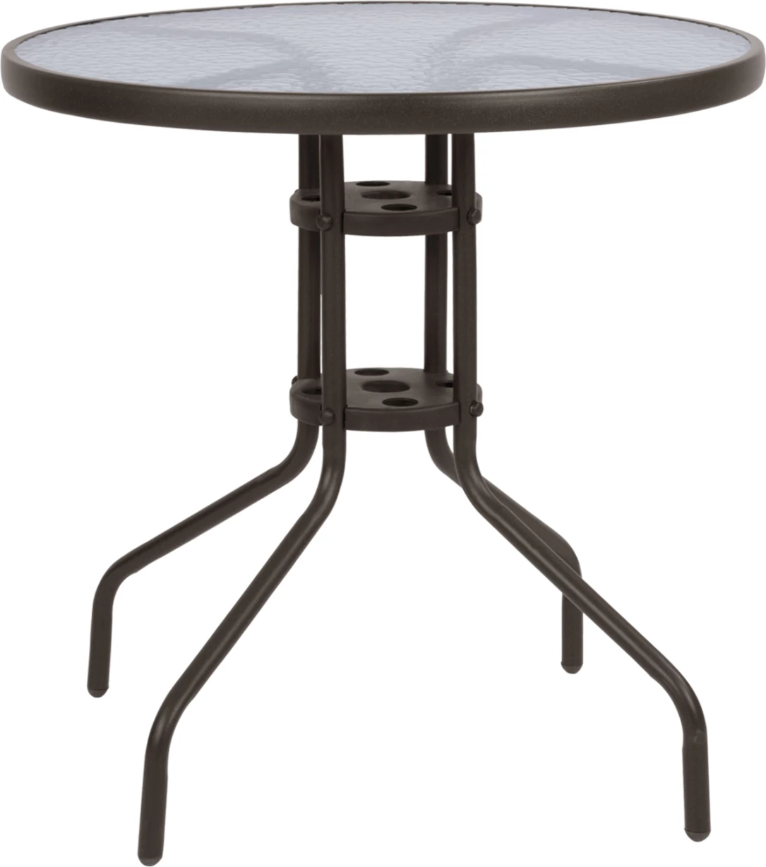 Miza kovinska rjava '70x70 FH5146.02