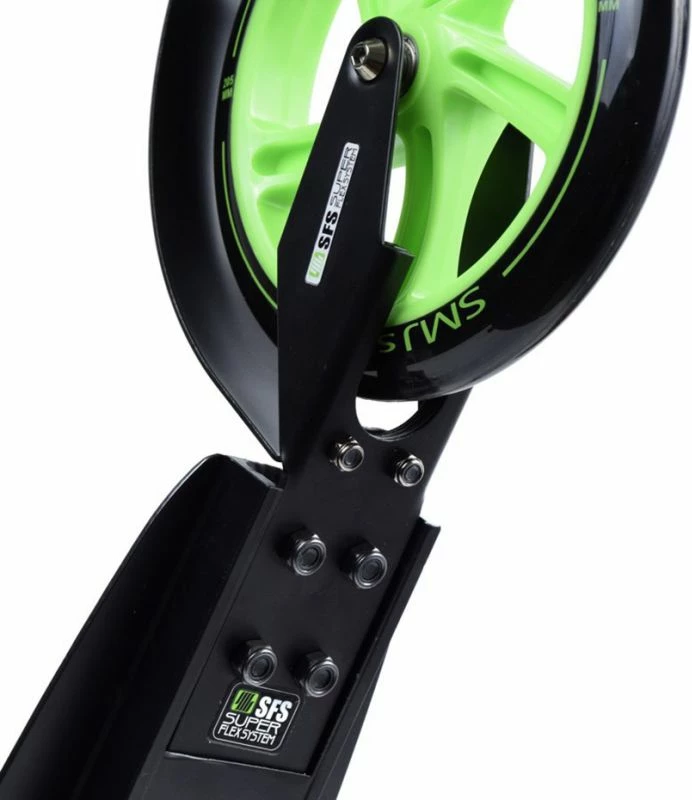 Trotinet za odrasle in mladostnike SMJ Sport NL-700-230 / 205, črno in zeleno