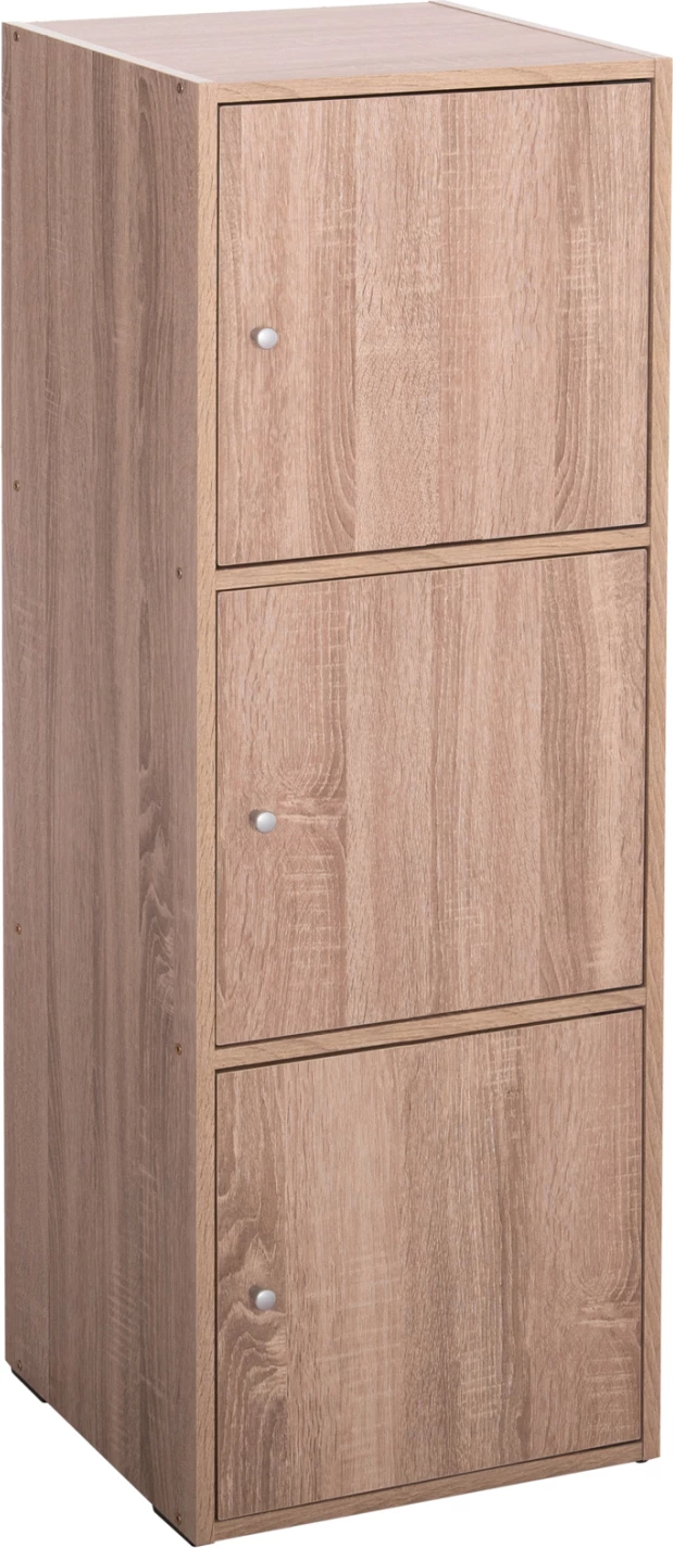 Omarica s 3 prostori za shranjevanje SORIANO FH9939.11 sonoma hrast melamin 40x39x119Hcm