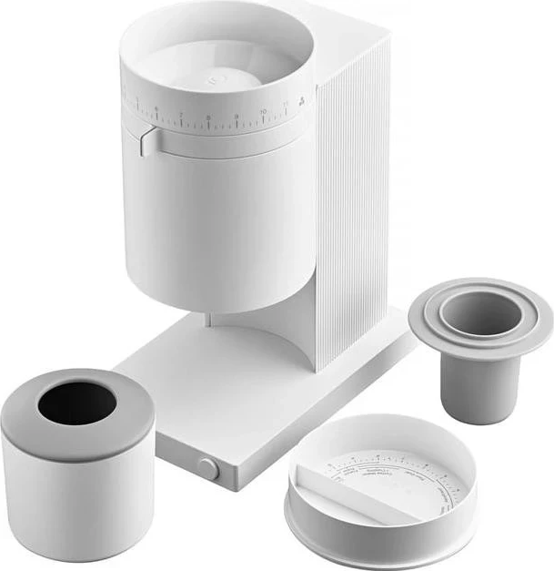 Električni mlinček za kavo Fellow Opus, plastičen, bel