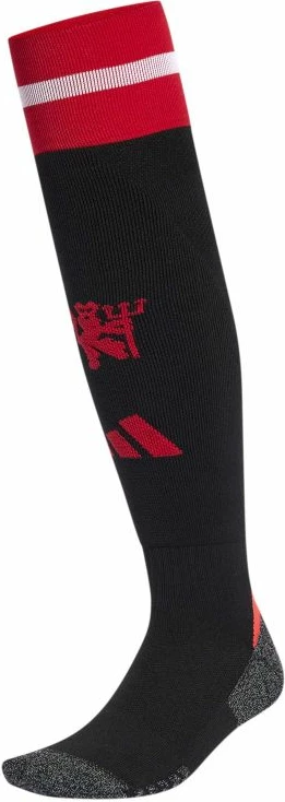 Nogometne nogavice Manchester United adidas, za moške, črno-rdeče
