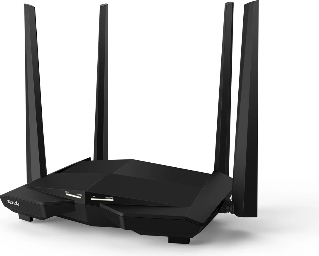 Wireless ruter Tenda AC10, GE dvaband, 2.4 GHz / 5 GHz, 4G, črn