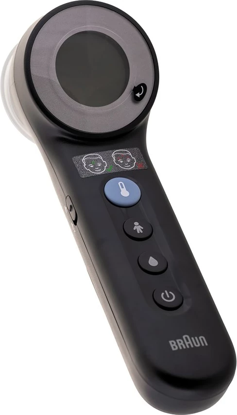 Brezstični termometer za čelo Braun BNT400B, LCD, črn