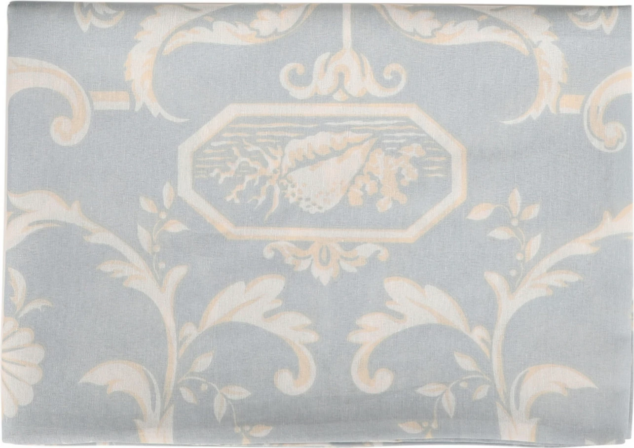 Dvojni piqué L'essentiel, modro-kremen, 200 x 235 cm