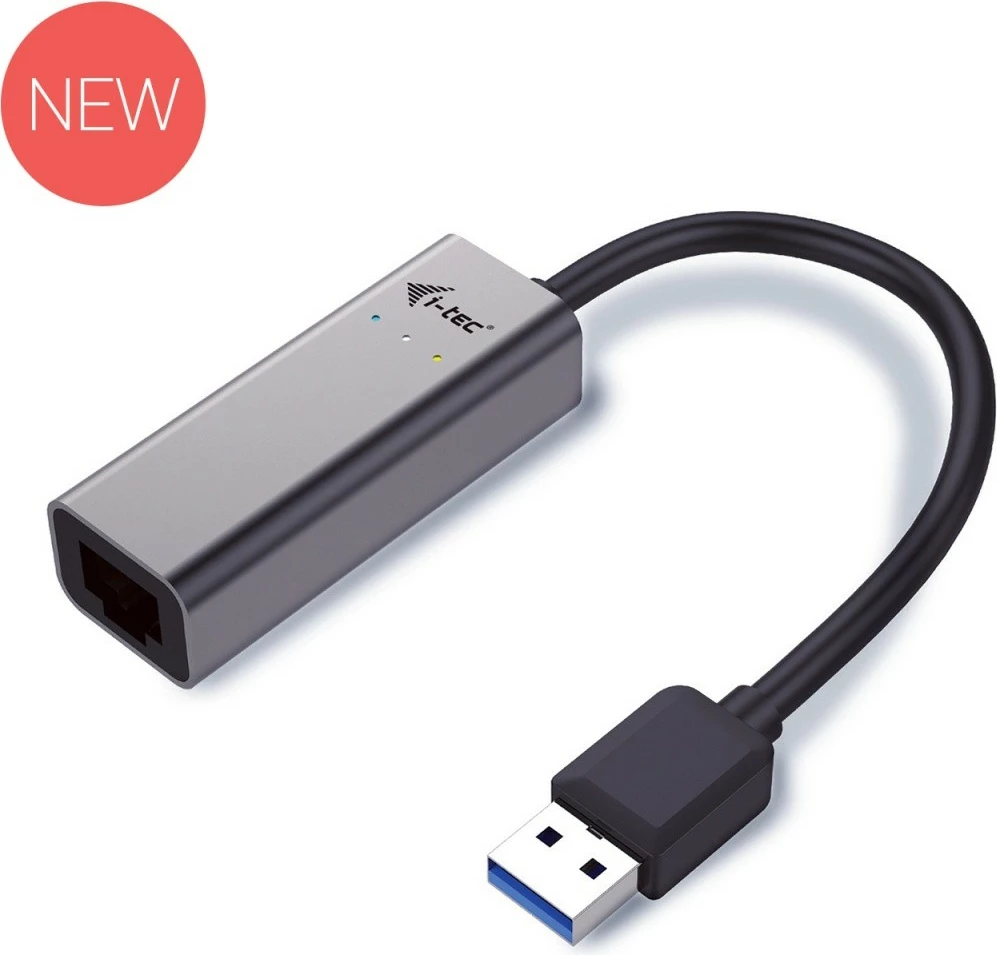 Gigabit Ethernet adapter iz USB 3.0, i-tec U3METALGLAN, metalik