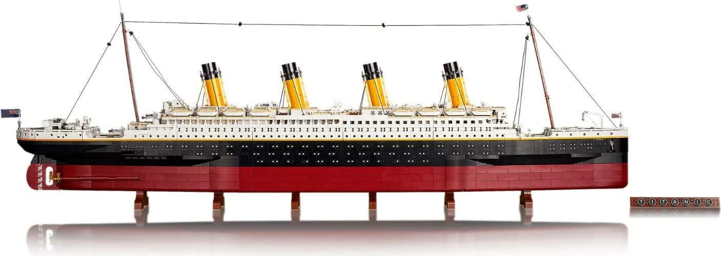 Detajlni model Titanic, LEGO 10294, za odrasle, 9090 kosov