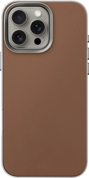 Zaščitni ovitek UNIQ Lyden DS za iPhone 16 Pro 6,3", MagClick, karamel/ivory
