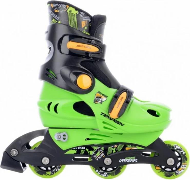 Otroški rolerji Tempish za deklice, črni in zeleni