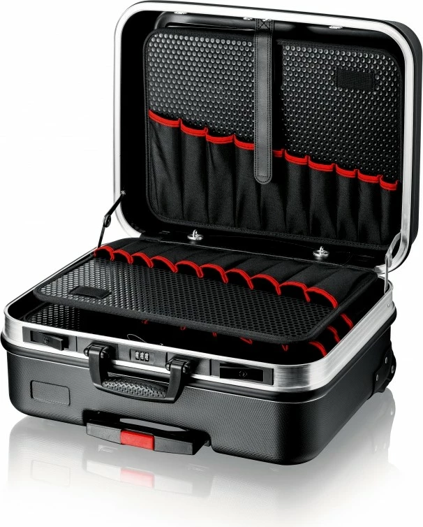 Kovček za orodje Knipex BIG Basic Move, plastika, črn