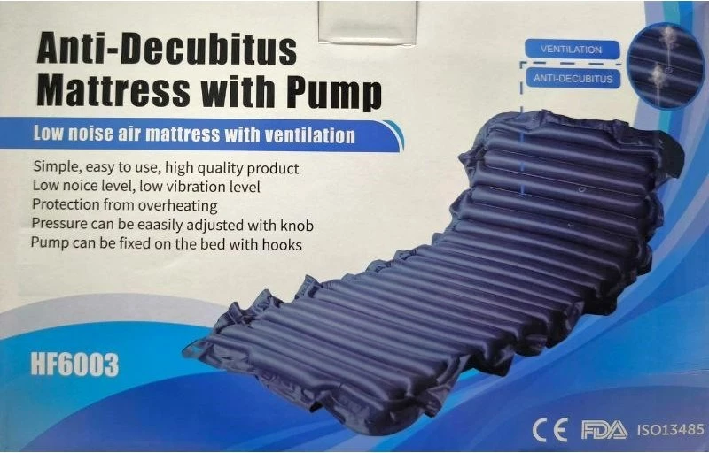 Medicinski zračni madrac z napravo za črpanje MDH HF6003, garnet