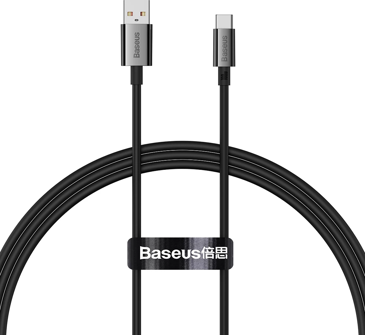 Kabel USB-A na USB-C, 2 m, 100 W, črn (Baseus Superior Series P10320102114-02)