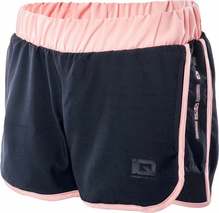 Kratke hlače za dekleta IQ, črne in rožnate