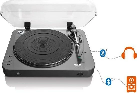 Gramofon Lenco LBT-120, Bluetooth, USB, črn Gramofon Lenco LBT-120, Bluetooth, USB, črn