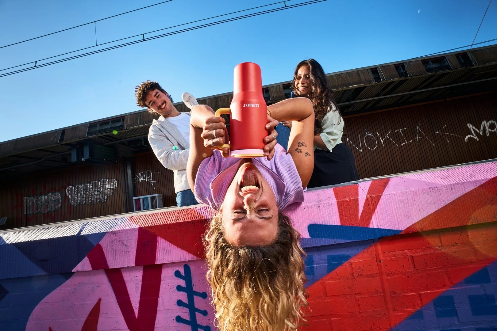 Termos Rio Tumbler 950 ml, Kambukka, oranžen