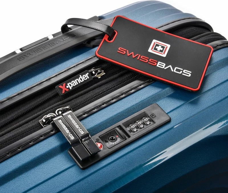 Potovalna kovček SwissBags, modra