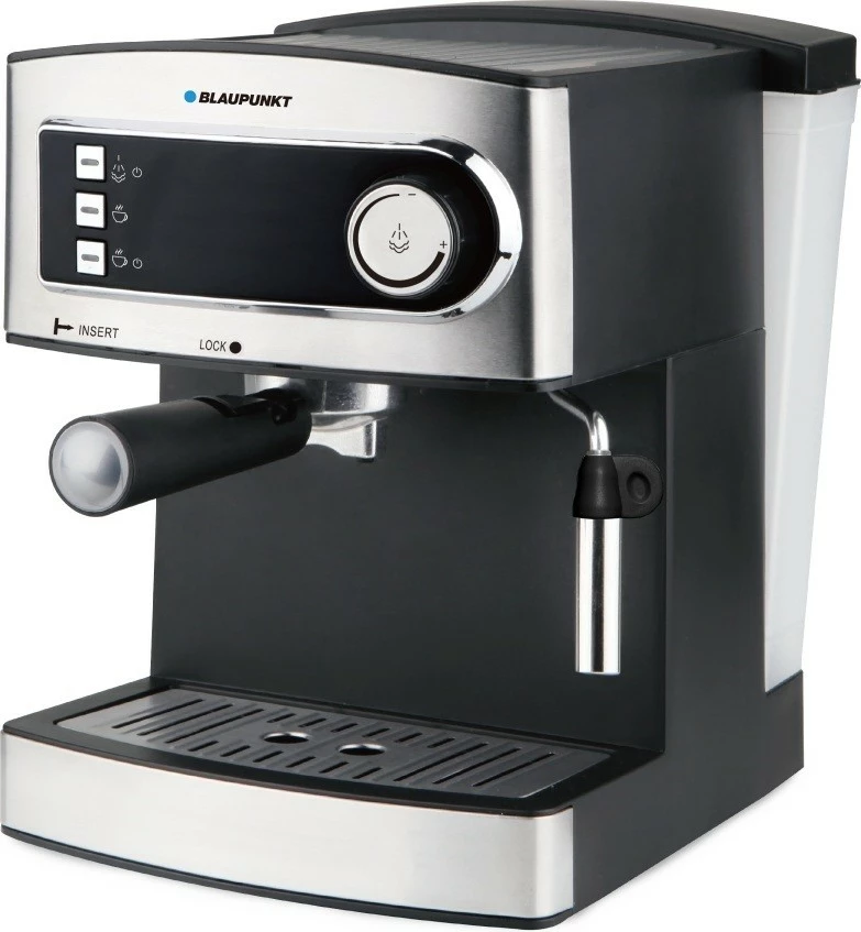 Espresso aparat Blaupunkt CMP301, 1,6 L, 850 W, inox/črn