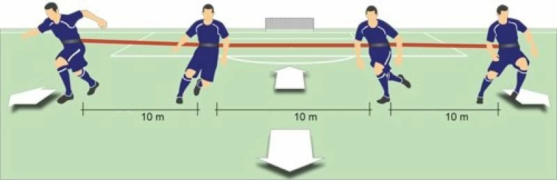 Trenažni pas za nogomet T‑PRO Yakimasport, univerzalen