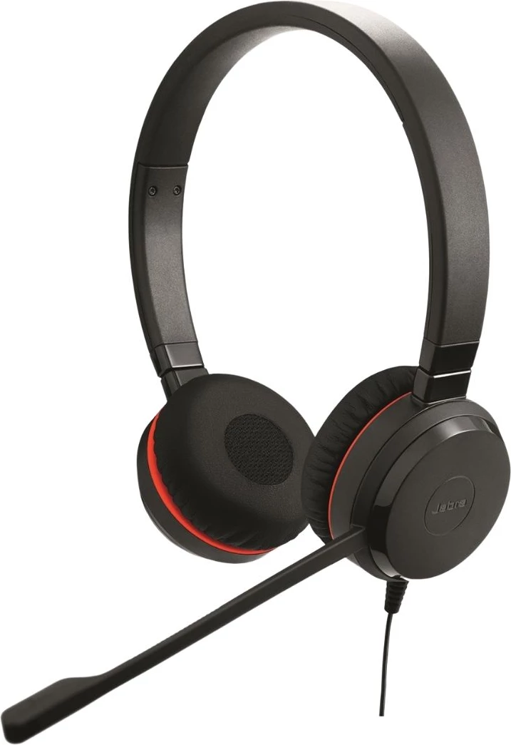 Slušalke z mikrofonom, stereo, z žico, on-ear, črne Jabra Evolve 20SE 4999-823-369