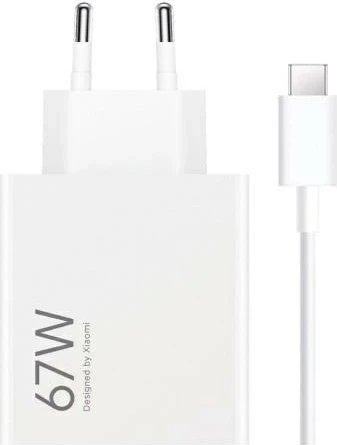 Hitro polnjenje 67W, Xiaomi Hyper Charging Combo, bel