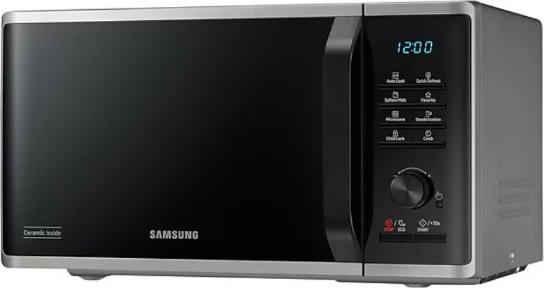 Mikrovalovna pečica, Samsung MS23K3515AS/E2, 23 L, črno/srebrna Mikrovalovna pečica, Samsung MS23K3515AS/E2, 23 L, črno/srebrna