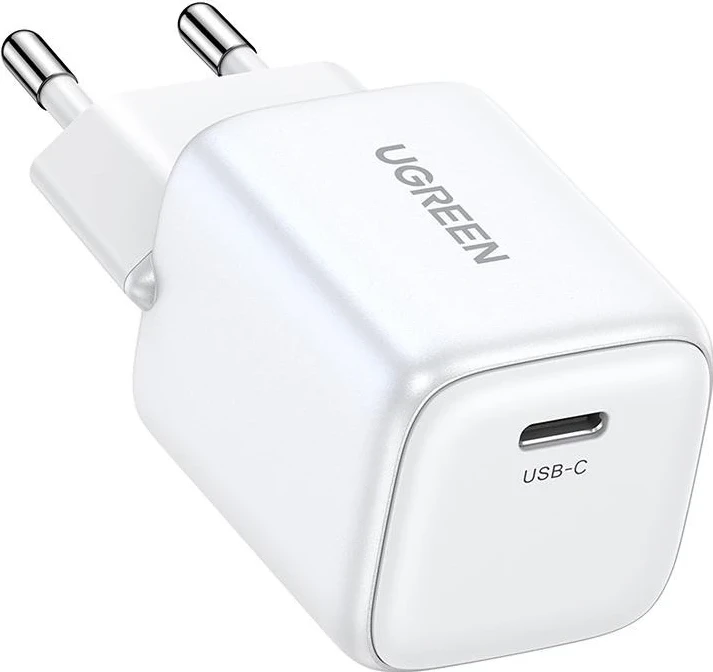 Hitri polnilec, UGREEN Nexode mini 15324, USB-C, PD3.0, QC4.0, GaN, 20W, bel Hitri polnilec, UGREEN Nexode mini 15324, USB-C, PD3.0, QC4.0, GaN, 20W, bel