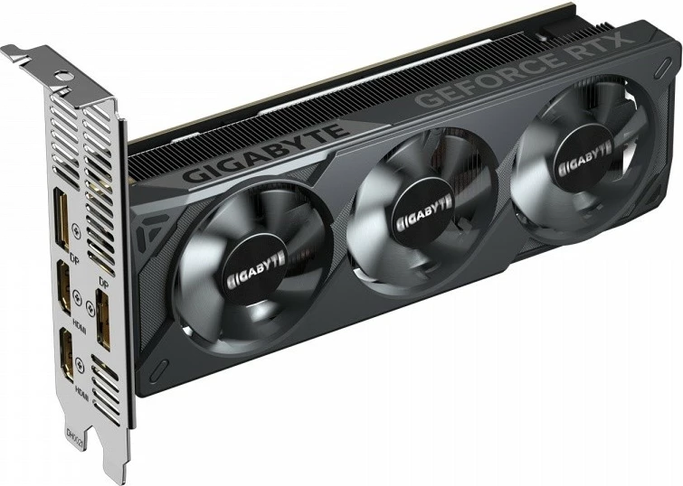 Grafična kartica Gigabyte GeForce RTX 5050 Low Profile OC, 8GB GDDR6, 128-bit, 3 ventilatorji Grafična kartica Gigabyte GeForce RTX 5050 Low Profile OC, 8GB GDDR6, 128-bit, 3 ventilatorji